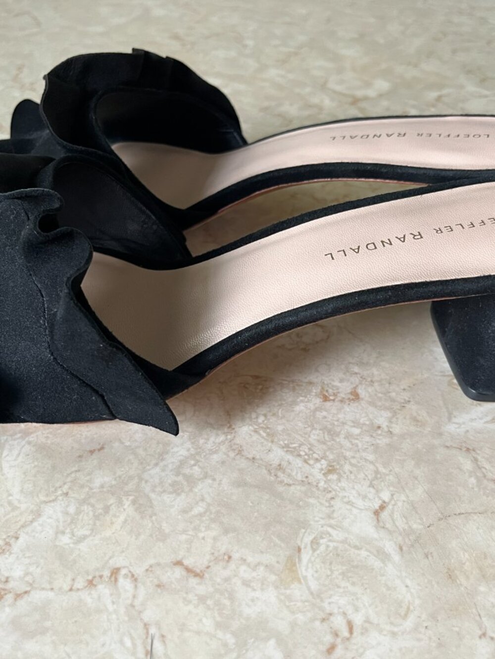 Loeffler Randall Vera Sz 11 Ruffle Slide Sandal - Picture 4 of 11
